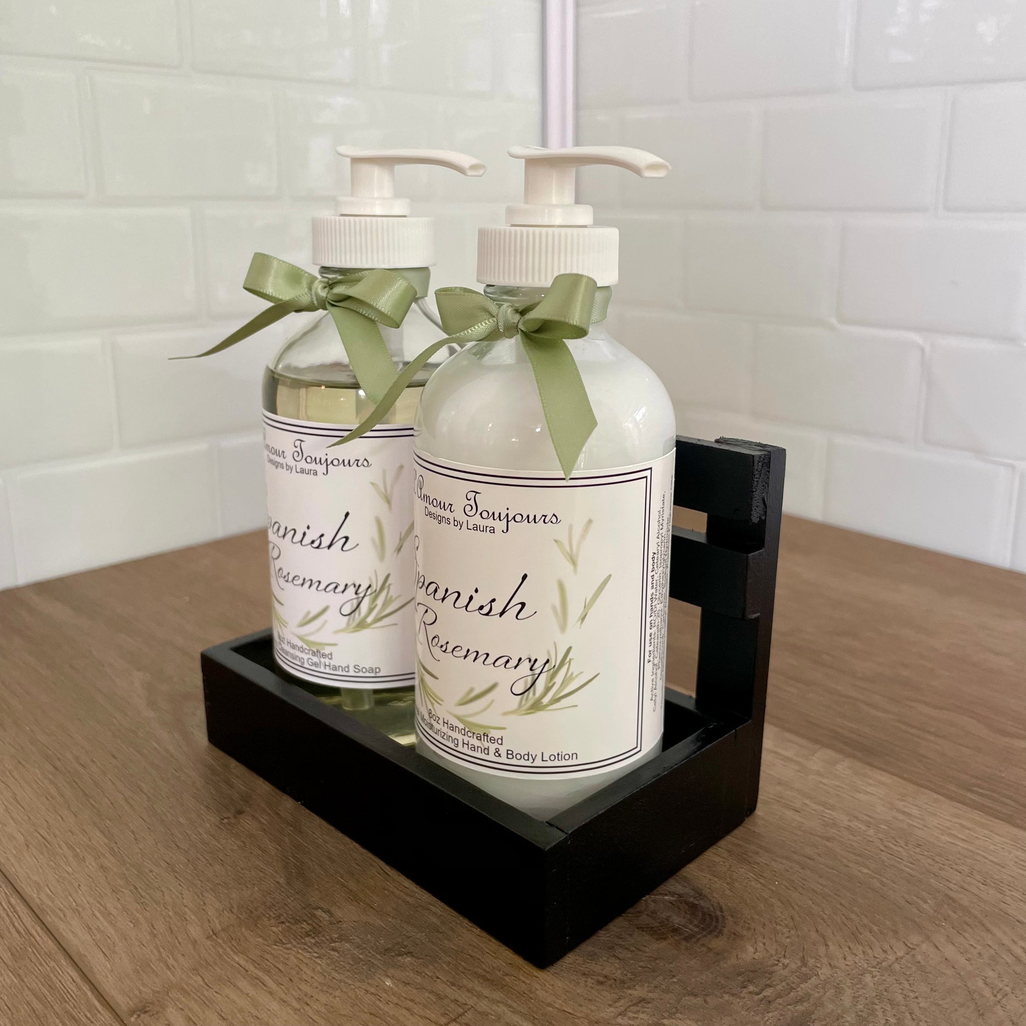 RARE20 LOTION & Porosité Soap セット Soap and Lotion Set - Spanish Rosemary – L'Amour Toujours Designs