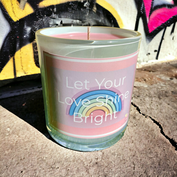 Free To Be Me Candle - Love Shine Bright