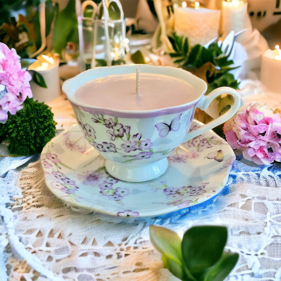 Teacup Candle - Wisteria