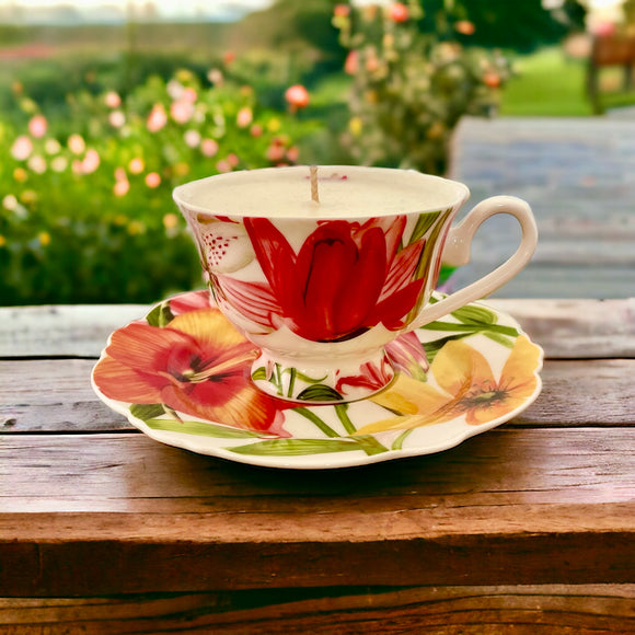 Teacup Candle - Peppermint Tea