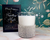 Twinkling Nights Candle Collection - 10oz Unscented Candle Clear