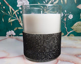Twinkling Nights Candle Collection - 10oz Unscented Candle Black