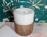 Twinkling Nights Candle Collection - 10oz Unscented Candle Gold
